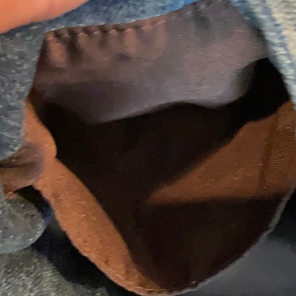 Fendi Vintage Hobo Bag Blue Denim & Leather - Picture 12 of 15